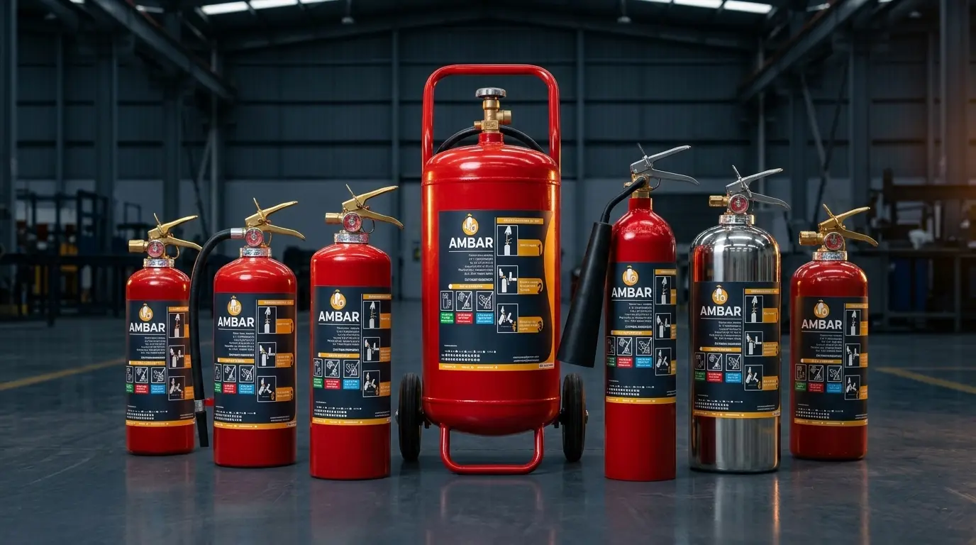 Extintor de CO2 bióxido de carbono con cilindro de aluminio para riesgos eléctricos